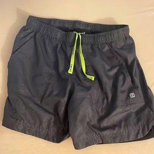 Spandex interior, small, athletic shorts